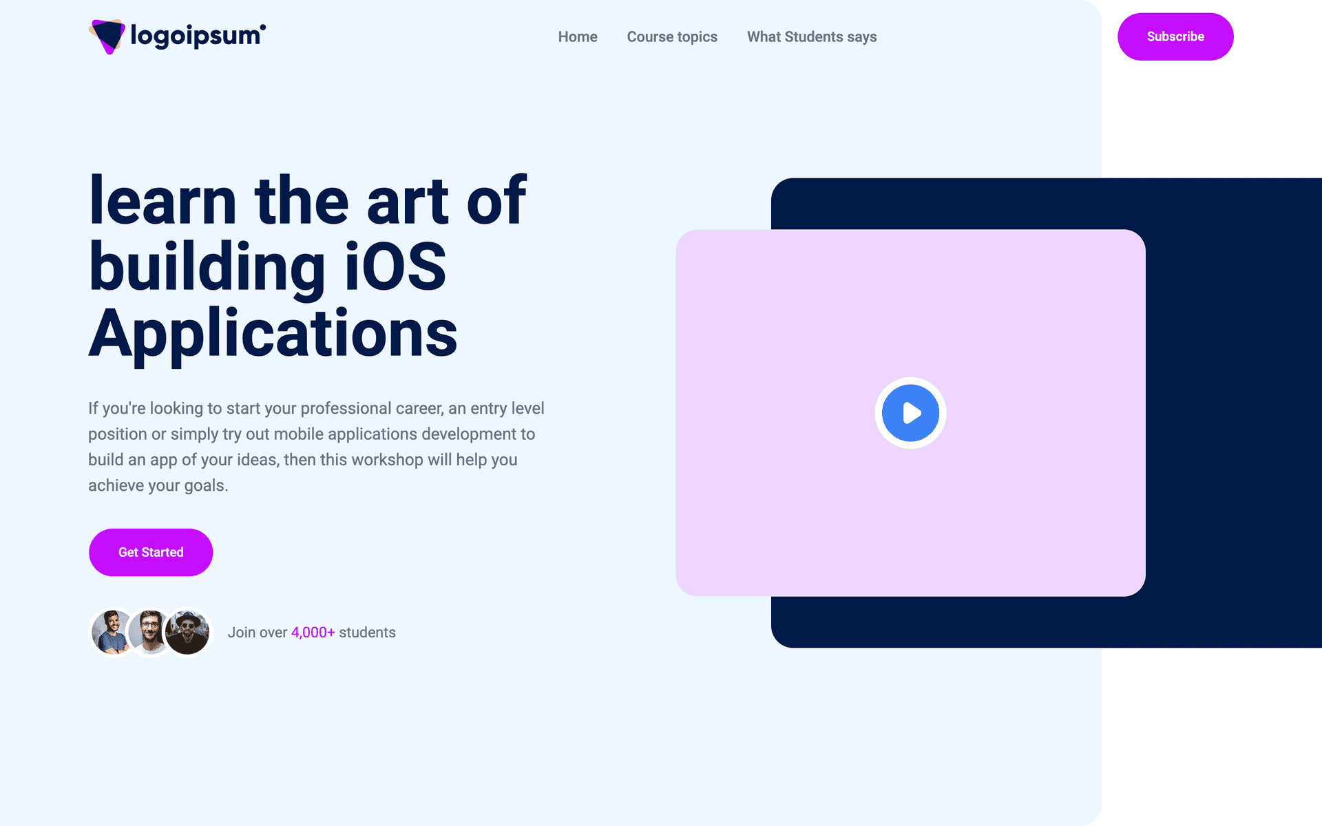 iOS App Course Platform