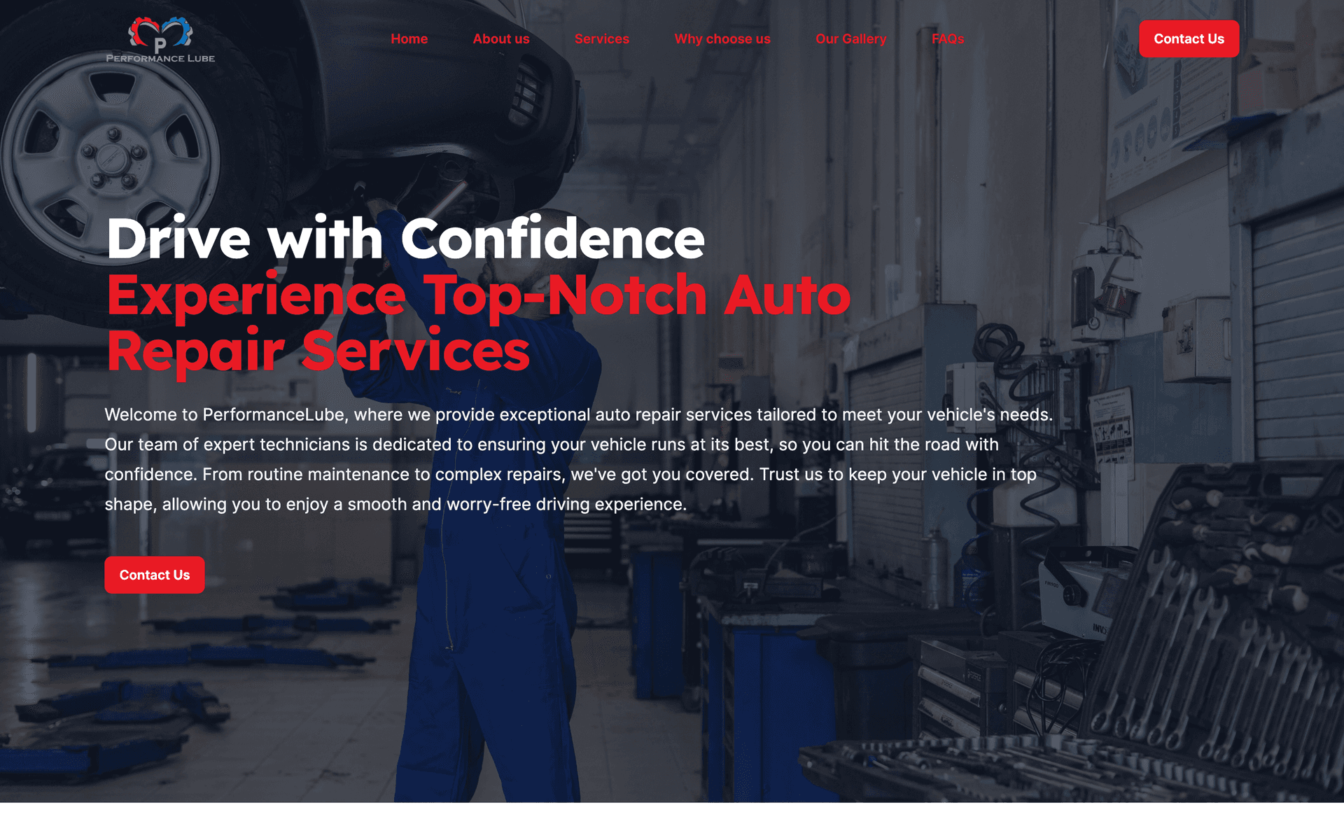 PerformanceLube Website